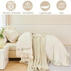 ANGIYUIN 5 Pieces Camel Twin Size Comforter Set for Kids Girls Ruffled Bedding Set Boho Farmhouse Bed Sets Shabby Fluffy Elegance Bed in A Bag with Sheets(Camel Twin)