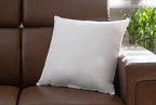 LANE LINEN 26x26 White Throw Pillow Inserts – Pack of 2 White, Fluffy - Image 7