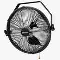 18 Inch Wall Mount Fan, 3 Speeds Wall Mounted Hanging Fan