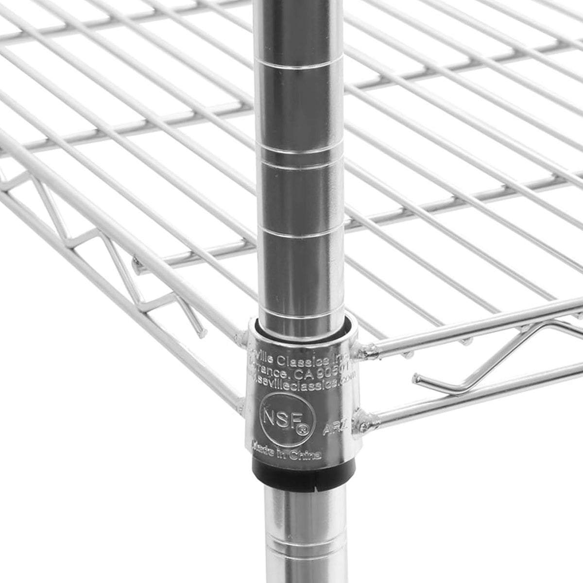 UltraDurable 5-Tier NSF Wire Shelving Unit, 24"W x 18"D x 75"H