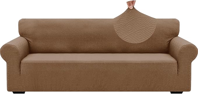 ZNSAYOTX 1 Piece Jacquard Couch Covers by ZNSAYOTX