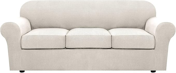 H.VERSAILTEX 4 Piece Stretch Couch Covers by HVERSAILTEX