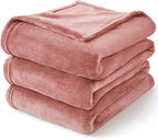BEDELITE Fleece Blanket Dusty Pink Throw Blankets - Image 8