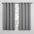 NICETOWN Silver Grey Blackout Curtain Panels by NICETOWN
