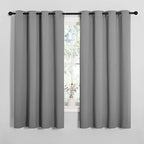 NICETOWN Silver Grey Blackout Curtain Panels by NICETOWN