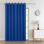 Joydeco Royal Blue Custom Solid Single Blackout Curtain by JOYDECO
