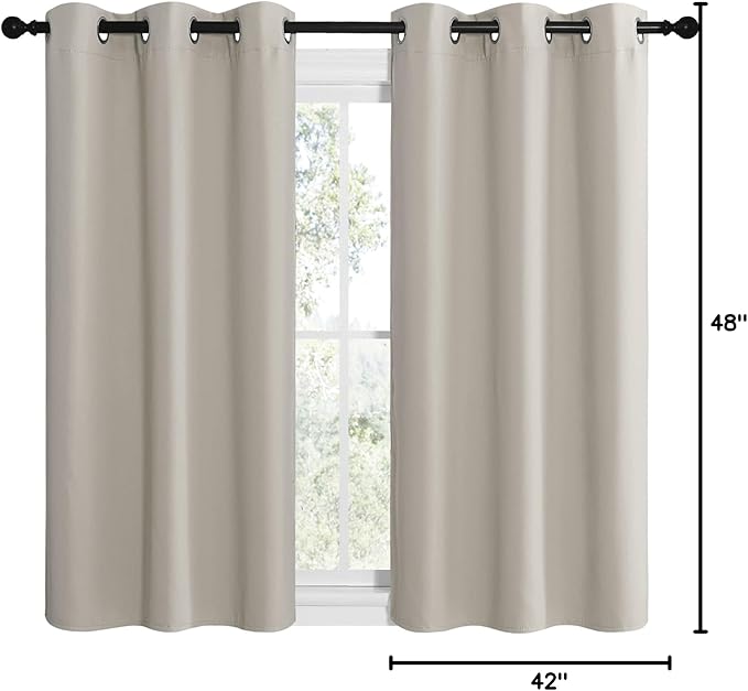 NICETOWN Kitchen Curtains for Decoration, Thermal Insulated Grommet Room - Image 10
