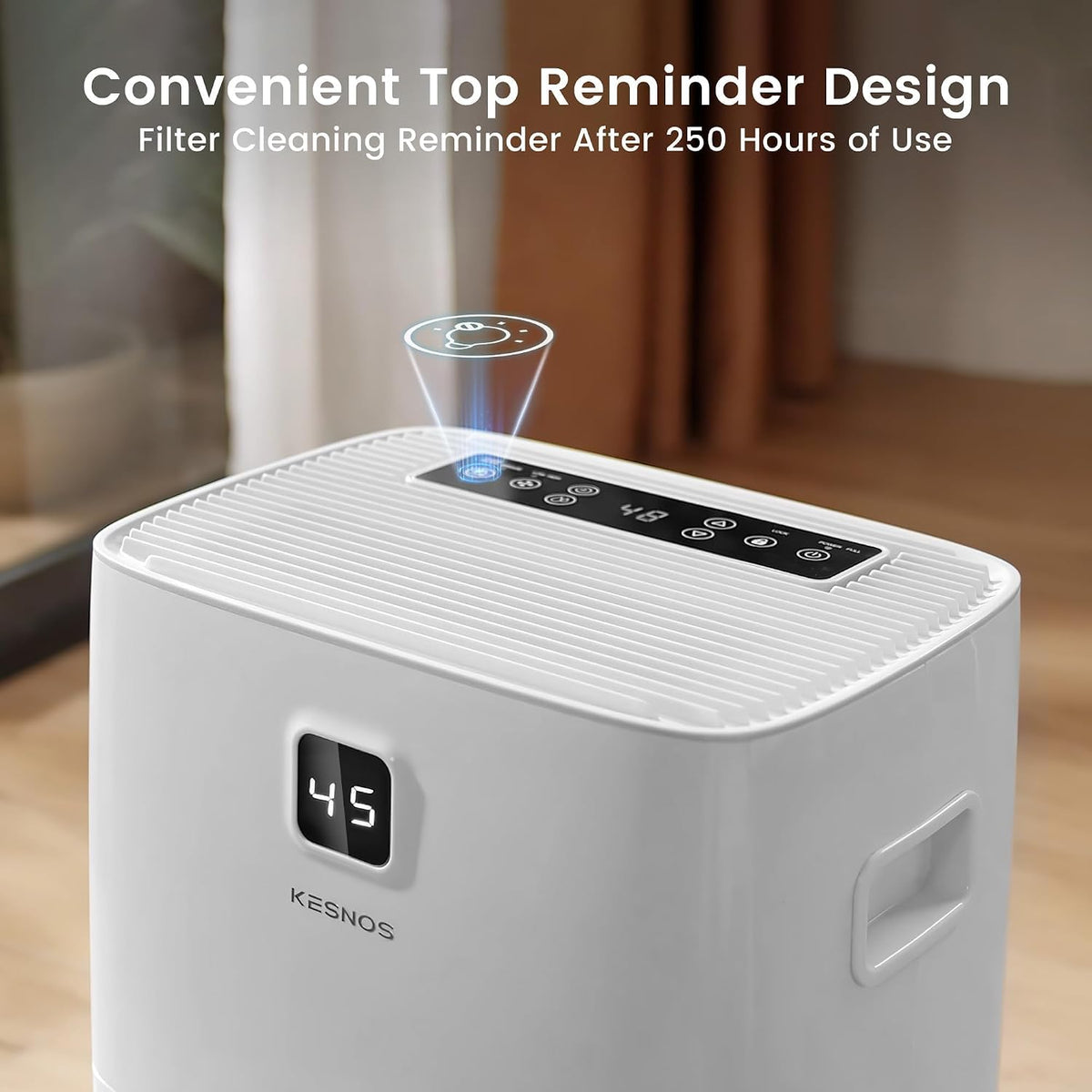 80 Pints Energy Star Dehumidifier for Basement with Drain Hose, 6000 Sq. Ft