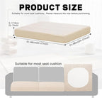 8Pcs Outdoor Cushion Covers, Patio Cushion Covers, Stretch Elastic Slipcovers - Image 2