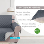 U-NICE HOME Reversible Sofa Cover Couch Cover - Image 4