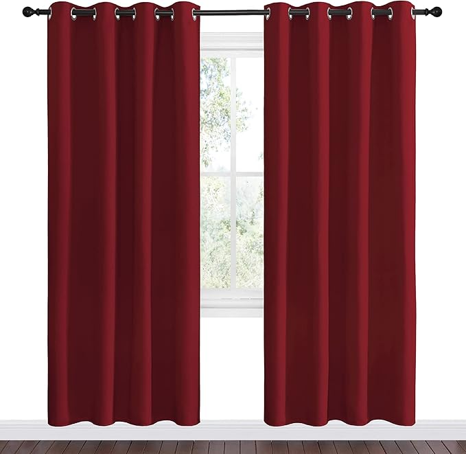 NICETOWN Christmas Blackout Curtain Panel Grommet - Image 2