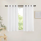 NICETOWN Airy Sheer Window Curtains 54 inch Length by NICETOWN