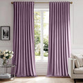 MIULEE Lavender Velvet Curtains 84 inches by MIULEE