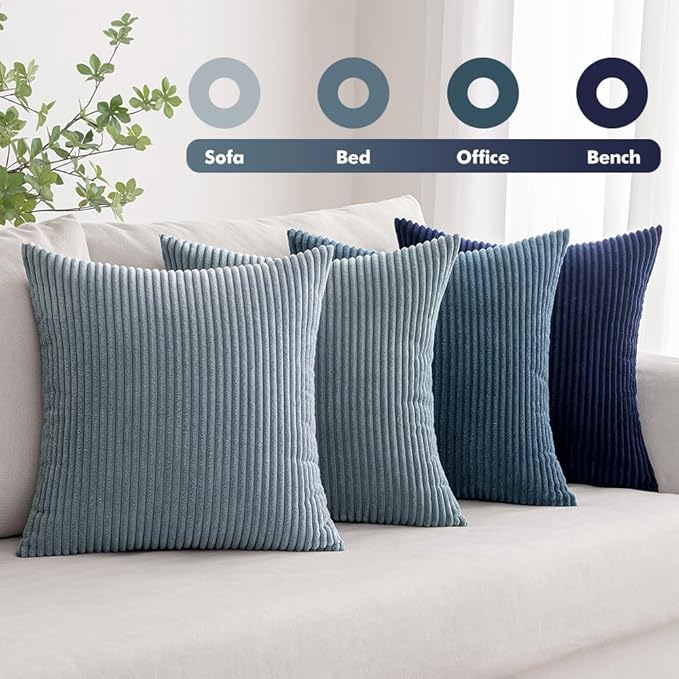 MIULEE Summer Throw Pillow Covers 18x18 Inch Set of 4 Western Neutral - Image 5