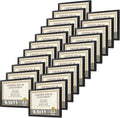 MEBRUDY 8.5 by 11 Picture Frames 22 Pack, Certificate Frame, Black