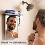 TAILI Shower Mirror Fogless, Shaving Mirror for Shower, Anti-Fog Mirror