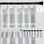 MIULEE Back Tab Light Blocking Curtains 102 Inch Long 2 Panels Set - Image 3