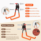 20 Pack Garage Storage Hooks with Anti-Slip Coating &Extension Cord Strap