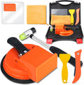 Floor Gap Fixer Tool Kit, Suction Cup Plank Grabber Floor Fix with Rubber Mallet, Heavy Duty for Rigid Floating Laminate SPC LVT Vinyl Plank Flooring Gap Repair