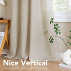 H.VERSAILTEX Living Room Linen Curtains - Image 7