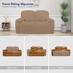 PureFit Super Stretch Loveseat Recliner Sofa Couch Cover - Image 4