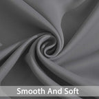 Yakamok Gray Blackout Curtain Panels 96 inches - Image 4