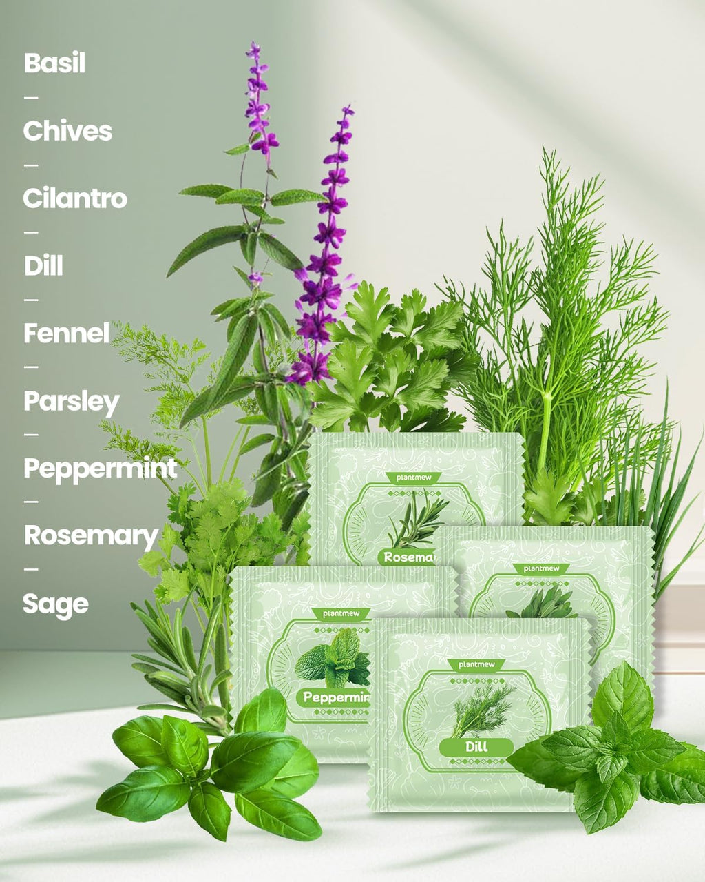 Gift for Women, Mom, Her – 9 Herb Indoor Window Garden Kit