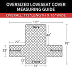 Easy-Going Sofa Slipcover Reversible Loveseat Sofa Cover Couch Cover - Image 6