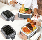 27000mAh Cordless Electric Heated Lunch Box for Adults 2 x 6.3 cups