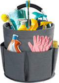 Cleaning Caddy with Handle, Cleaning Supplies Organizer Collapsible Bucket