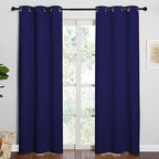 NICETOWN Window Treatment Energy Saving Thermal Insulated Solid Grommet - Image 2