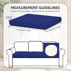 8Pcs Stretch Patio Cushion Covers, Outdoor Couch Covers Replacement, Outdoor - Image 2