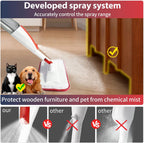 Spray Mop for Floor Cleaning, 2 Pack with Refillable Bottles & Pads