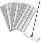 8 Pack Mop Replacement Pads Compatible with Joymoop Flat Mop