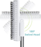 MOPALL Shower Bathtub Scrubber Brush for Cleaning with 55" Long Handle