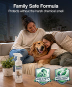 RepelWell Non Toxic Fabric Protector Spray for Upholstery & Furniture,12 oz