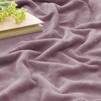 BEDELITE Fleece Blanket Dusky Violet Throw Blankets - Image 3