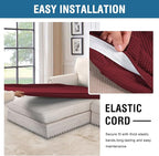 H.VERSAILTEX Super Stretch Individual Chaise Cover Sectional Couch Covers - Image 5