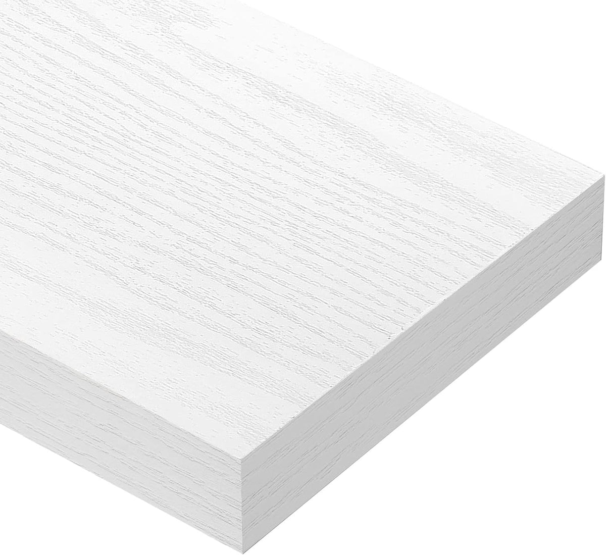 QEEIG Floating Shelf for Wall Small Shelf (White, Set of 1, 15.7" x 6.7")