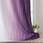 Estelar Textiler Ombre Blackout Curtains 102 Inches Long 2 Panels Set, Full - Image 6