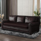Leather Look Couch Cushion Covers Sofa Seat Slipcovers Sets Couches Furniture - Image 8
