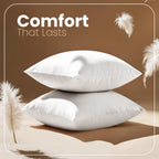 Utopia Bedding 26x26 Pillow Inserts, White Throw Pillows for Couch, 2 Pack