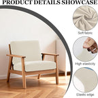 4Pcs Patio Stretch Cushion Covers, Outdoor Sofa Replacement Cover Slipcovers - Image 3