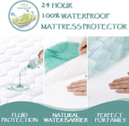 Softhour Twin XL Mattress Protector, Quilted Waterproof Mattress Protector