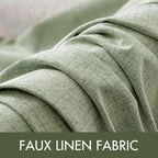 MIULEE Linen Texture 90 Inches Curtains - Image 5