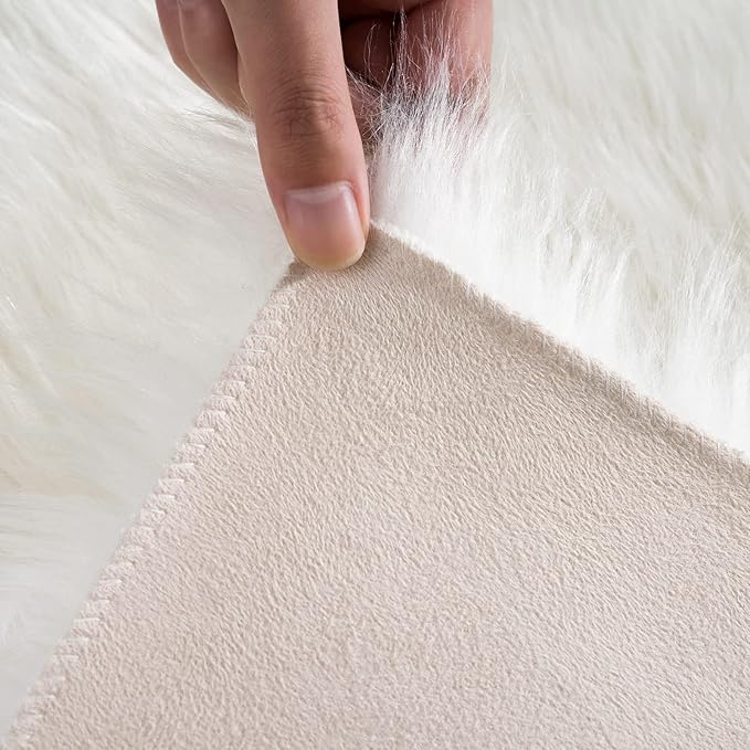 Ciicool Fluffy Area Rug, Thick Fuzzy Shag Rug Furry Nursery Rug Plush Indoor - Image 5