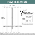 Yakamok Pink Curtains Room Darkening Thermal Insulated - Image 7