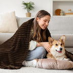 BEDELITE Fleece Throw Blanket for Couch – 3D Ribbed Jacquard Soft and Warm - Image 7