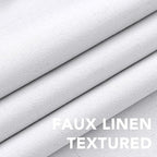 H.VERSAILTEX Linen Curtains 100% Blackout Curtains - Image 4