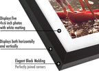 Americanflat 4x6 Collage Picture Frame - Fits 5 - Engineered Wood - Black